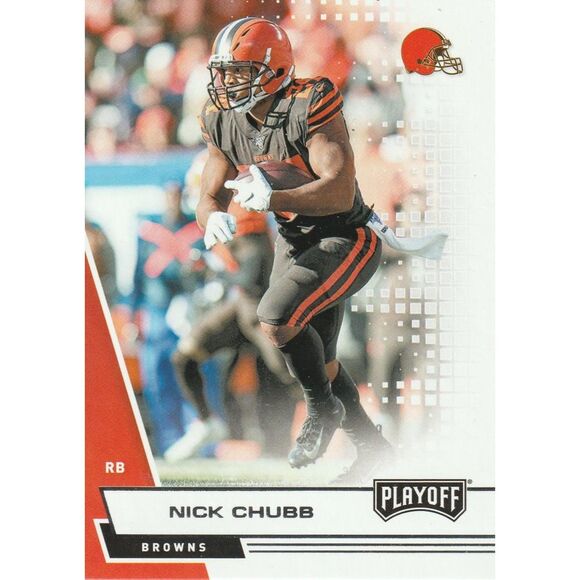 2020 Panini Playoff Football Card #41 Nick Chubb - Picture 1 of 2